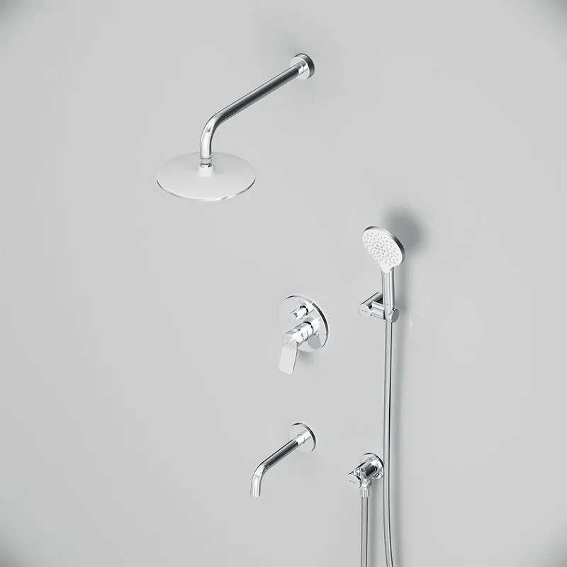 Душевой комплект AM.PM X-Joy FB85A3RH30 С ВНУТРЕННЕЙ ЧАСТЬЮ, хром Sancos — официальный сайт