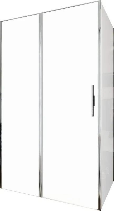 Душевой уголок Allen Brau Priority 120x80, профиль хром, стекло прозрачное Sancos — официальный сайт