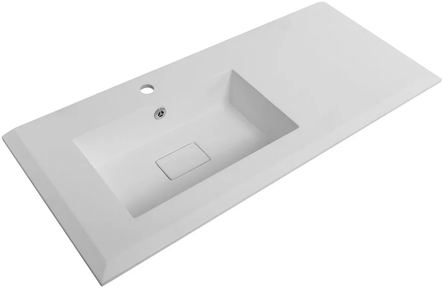 Мебельная раковина Cezares Bellagio L 106 см, bianco opaco Sancos — официальный сайт