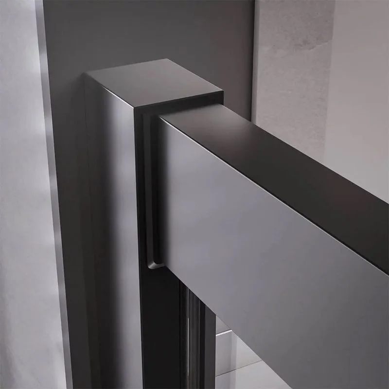 Душевой уголок Veconi Premium Trento PTC-20B 100x90, профиль черный матовый, стекло прозрачное Sancos — официальный сайт