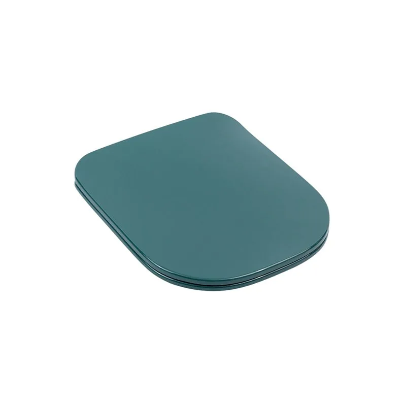 Крышка-сиденье Plumberia Selection Ixo ceramica XO2060PL с микролифтом, глянцевый петролио Sancos — официальный сайт