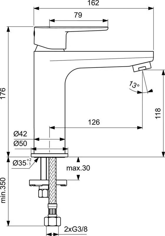 Смеситель для раковины Ideal Standard Cerafine O BC554AA Sancos — официальный сайт