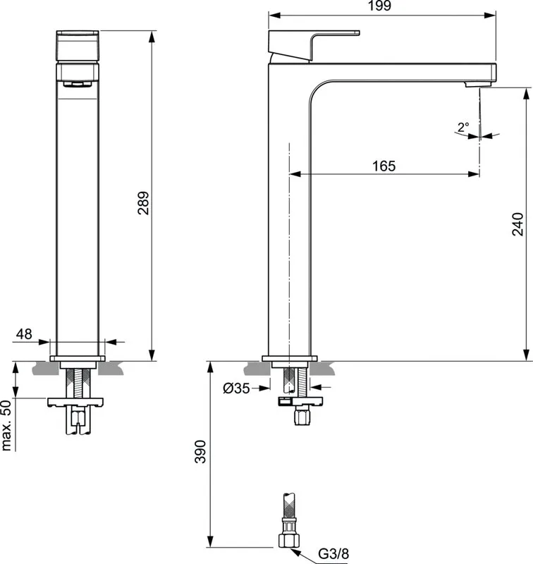 Смеситель для раковины Ideal Standard Edge A7114AA Sancos — официальный сайт