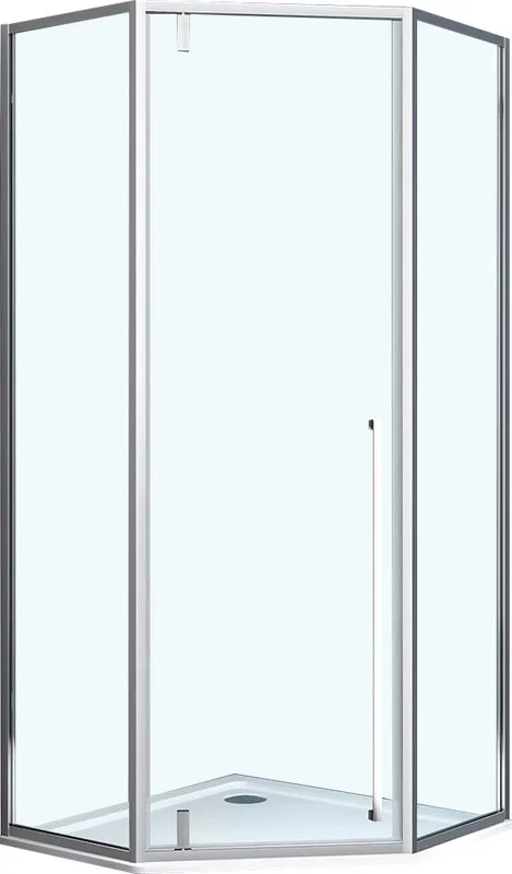 Душевой уголок Vincea Penta VSP-3P100CL 100x100, профиль хром, стекло прозрачное Sancos — официальный сайт