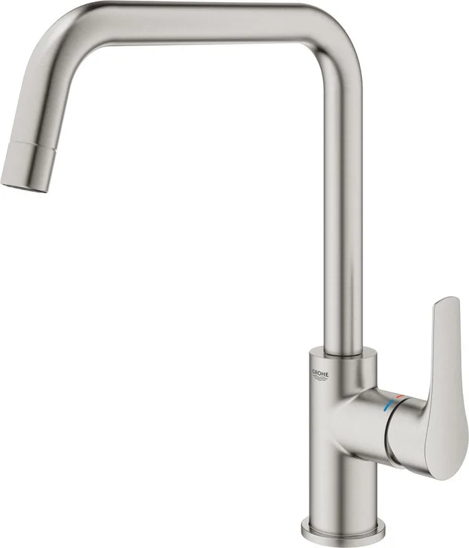 Смеситель для кухни Grohe 30567DC0 суперсталь Sancos — официальный сайт