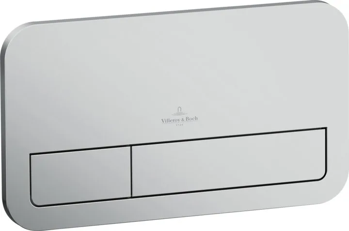 Кнопка смыва Villeroy & Boch Viconnect 9224 9069 матовый хром Sancos — официальный сайт