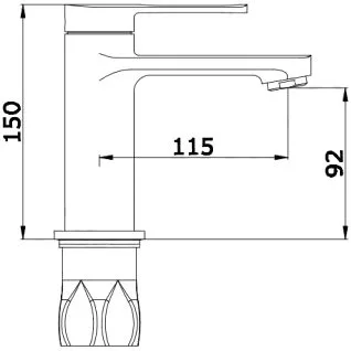 Смеситель Oulin Bath OL-T9503 черный/медный Sancos — официальный сайт