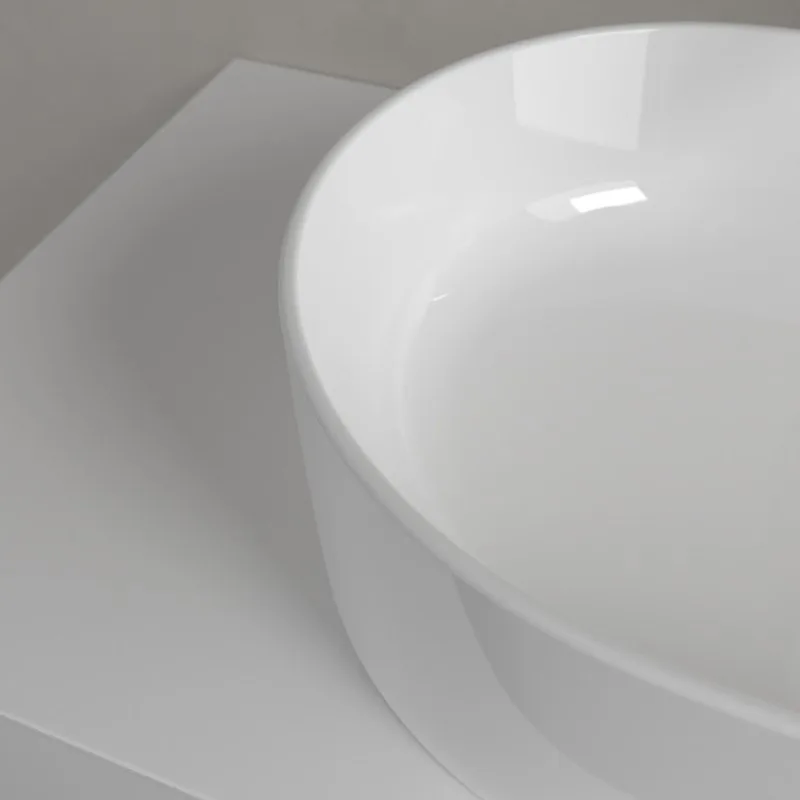 Накладная раковина Villeroy & Boch Collaro 4A1956R1 альпийский белый, CeramicPlus Sancos — официальный сайт