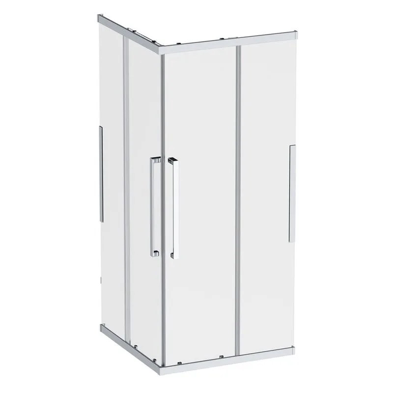 Душевой уголок AM.PM Func W84G-403-9090-MT 90х90 см, профиль хром матовый Sancos — официальный сайт
