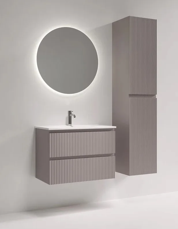 Тумба под раковину Sancos Snob R 70 подвесная Doha soft (пыльная роза), SNR70/39SM Sancos — официальный сайт