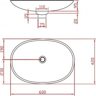 Накладная раковина ArtCeram LaFontana LFL001 01 00 накладная Sancos — официальный сайт