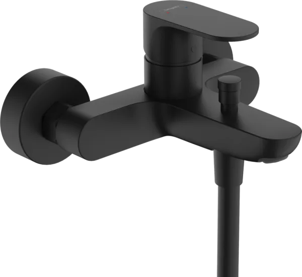 Смеситель для ванны с душем Hansgrohe Rebris S 72440670, черный матовый
