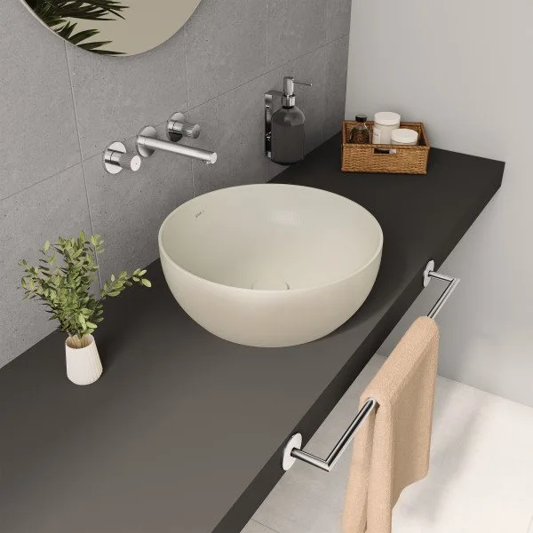 Накладная раковина VitrA Outline Recycled 7992B066-0016 матовый тауп Sancos — официальный сайт