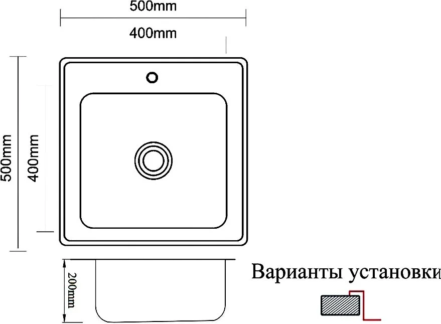 Мойка кухонная Zorg Inox PVD SZR-5050 bronze Sancos — официальный сайт