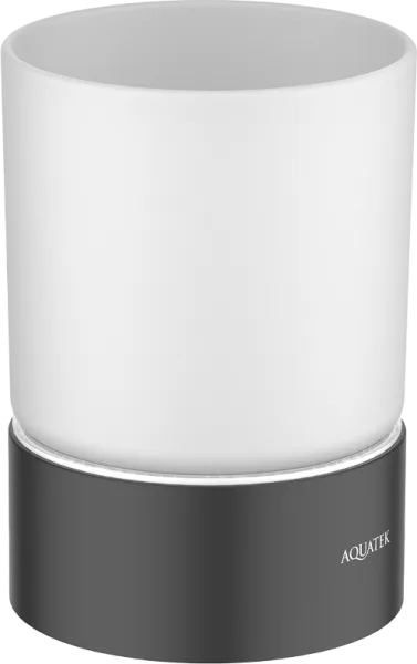 Стакан AQUATEK Лира AQ4428MB матовый черный