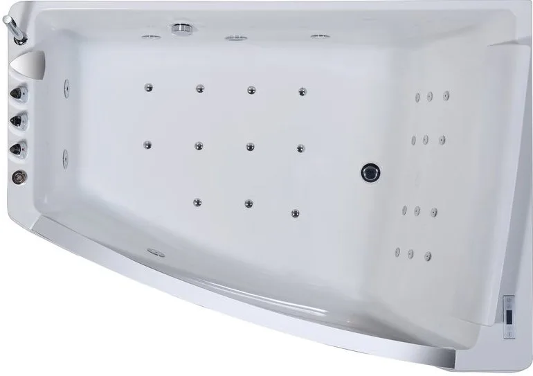 Акриловая ванна Orans BT-65109 R 170x120 см, угловая, правая, пристенная, с гидромассажем, белая, ас Sancos — официальный сайт