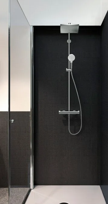 Душевая стойка Hansgrohe Crometta Е 240 1jet Showerpipe 27271000 Sancos — официальный сайт