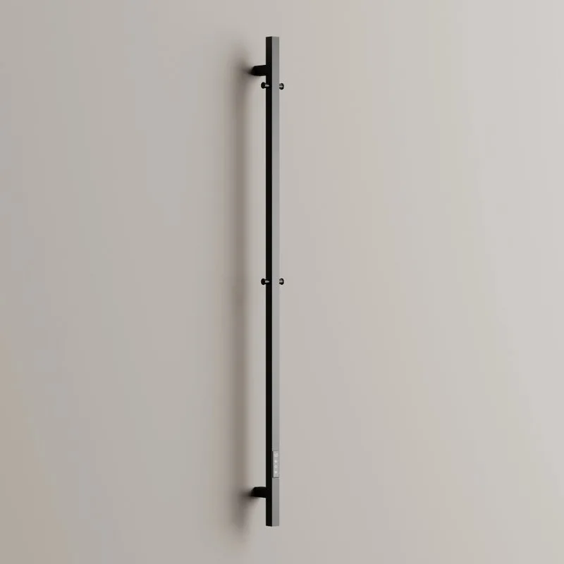 Полотенцесушитель электрический Sancos Linn 150x3 I-образный, вороненая сталь, SC13002GG Sancos — официальный сайт