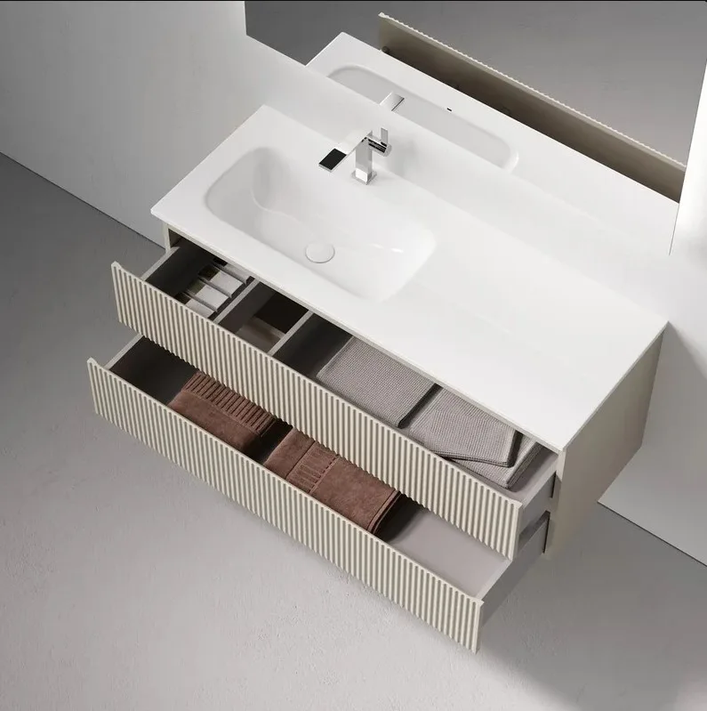 Тумба под раковину Sancos Snob R 120 подвесная Beige soft (капучино), SNR120LCE Sancos — официальный сайт