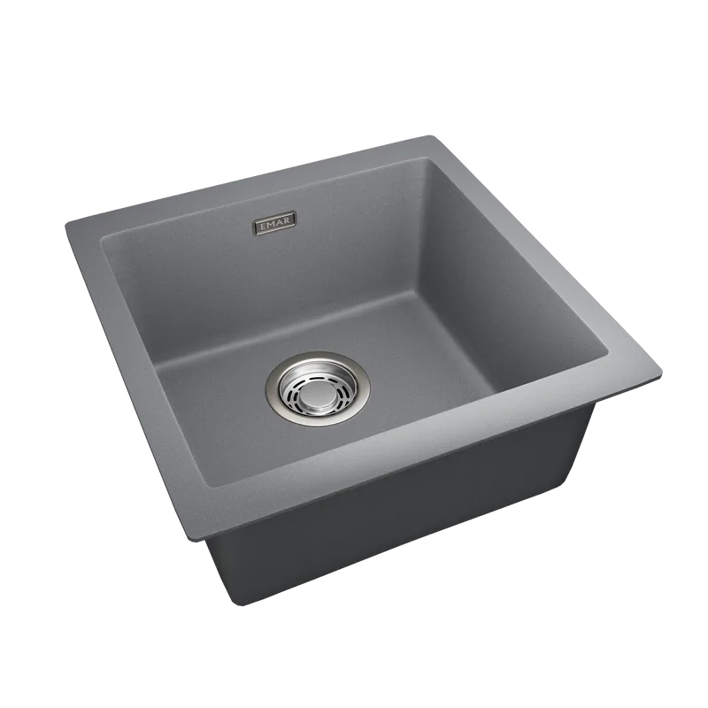 Мойка кухонная Emar Quartz EMQ-1455.P Алмаз Sancos — официальный сайт
