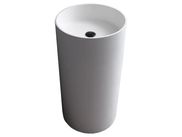 Раковина Uni-Flow Cilindro FS504-450 Gloss White слив в стену Sancos — Оригинал