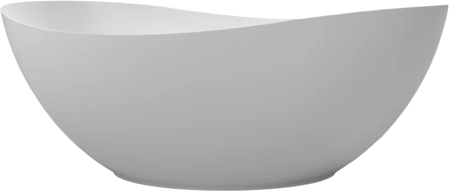 Ванна из искусственного камня WHITECROSS Ruby 170x75 см, отдельностоящая, белая, овальная, с донным  Sancos — официальный сайт