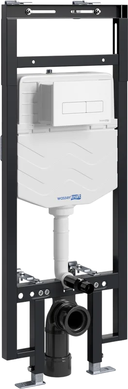 Система инсталляции для унитазов Wasserkraft Dinkel 58TLT.010.ME.WM03, с кнопкой смыва матовой белой Sancos — официальный сайт
