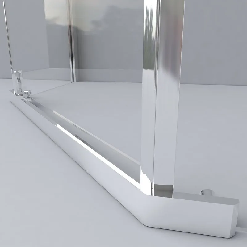 Душевой уголок Vincea Stresa VSP-1S900CL 90x90, профиль хром, стекло прозрачное Sancos — официальный сайт