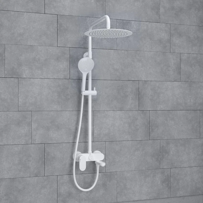Душевая стойка Wasserkraft Mindel 8500 A185.161.155.WM, белая Sancos — официальный сайт