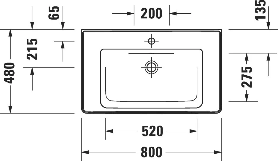 Мебельная раковина Duravit D-Neo 2367800000 Sancos — официальный сайт