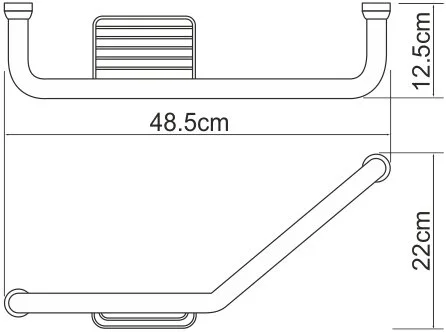 Поручень Wasserkraft K-1077Left с мыльницей Sancos — официальный сайт