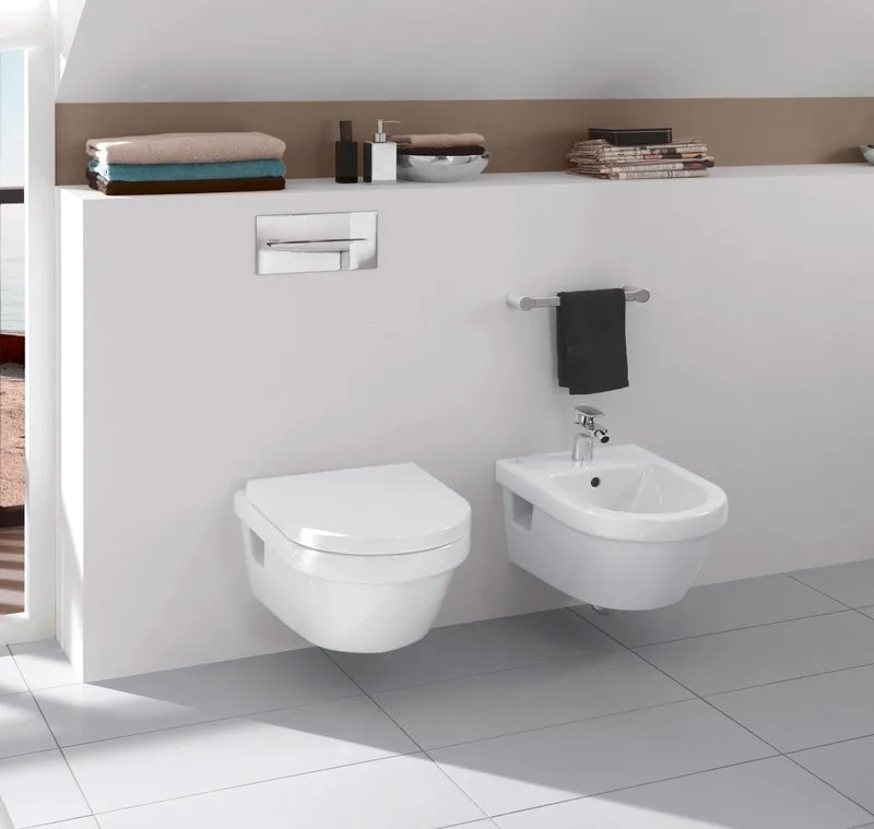 Биде подвесное Villeroy & Boch Omnia Architectura 5484 0001 alpin Sancos — официальный сайт