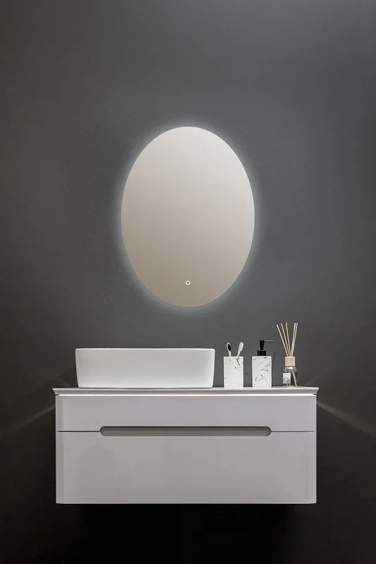 Зеркало Art&Max Сarrara 57х77 с LED-подсветкой, 6000К Sancos — официальный сайт