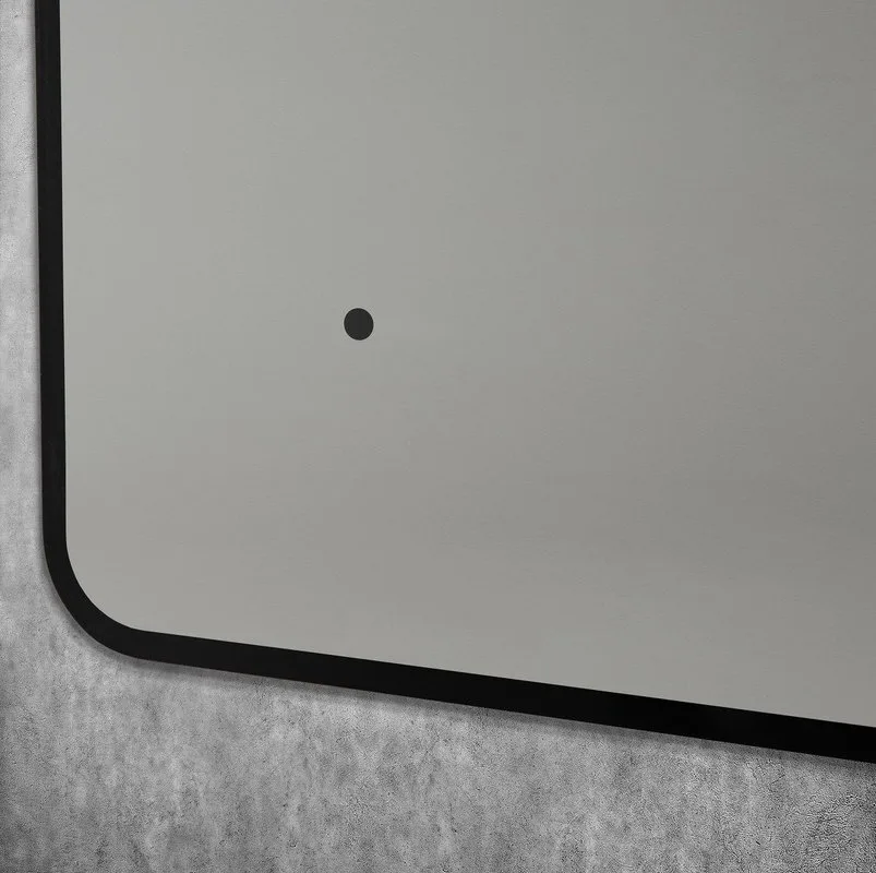 Зеркало Art&Max Siena S 60х100 черное, с LED-подсветкой, 6000К Sancos — официальный сайт