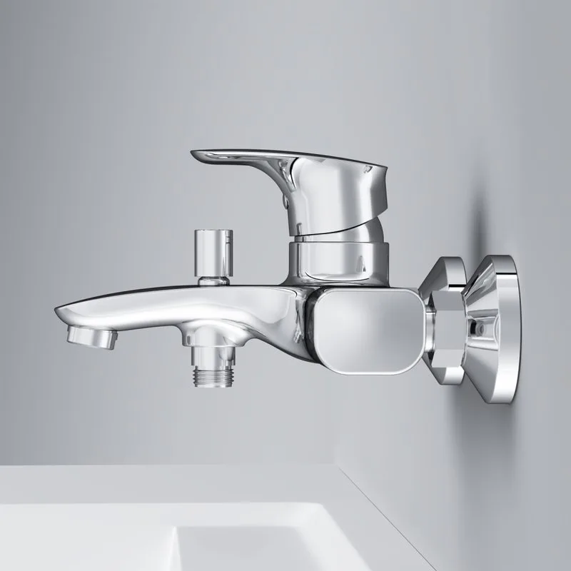 Смеситель для ванны с душем AM.PM Spirit V2.1 F71A10000 Sancos — официальный сайт
