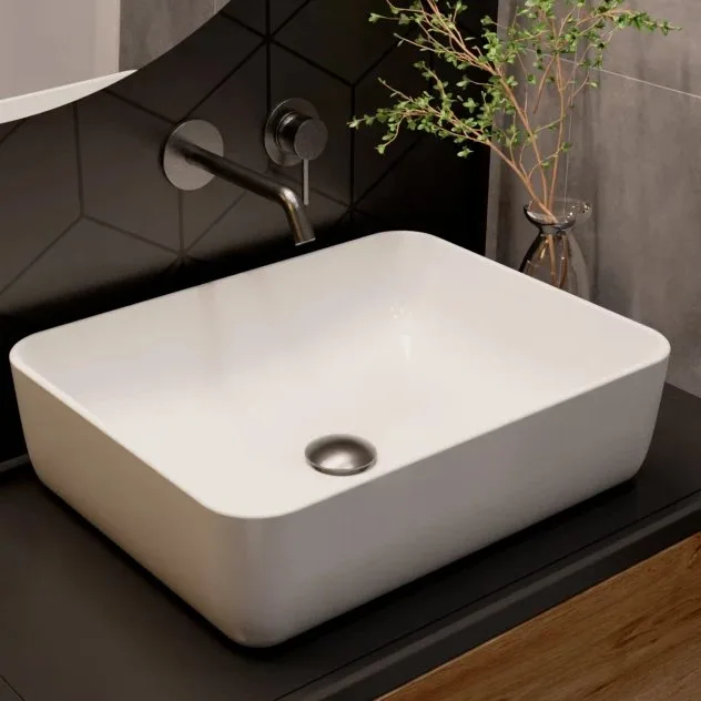 Смеситель для раковины AQUAme Siena AQM6215GM С ВНУТРЕННЕЙ ЧАСТЬЮ, оружейная сталь Sancos — официальный сайт