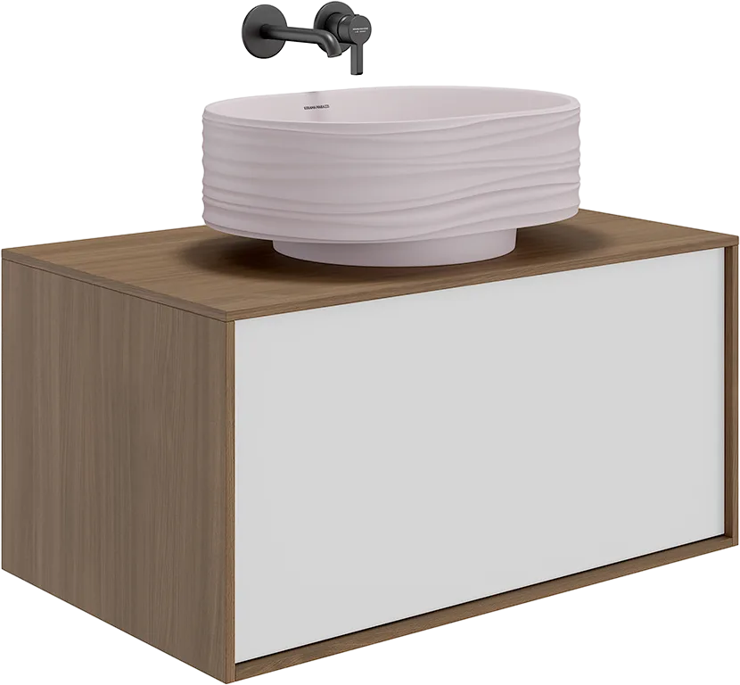 Накладная раковина KERAMA MARAZZI Sabbia 50 мальва матовая Sancos — официальный сайт