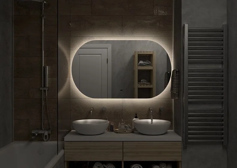 Зеркало Art&Max Torino 120x70 с подсветкой Sancos — официальный сайт
