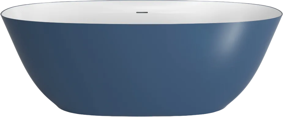 Ванна из искусственного камня Plumberia Selection Veloma 160x70 см, отдельностоящая, биколор матовый Sancos — официальный сайт