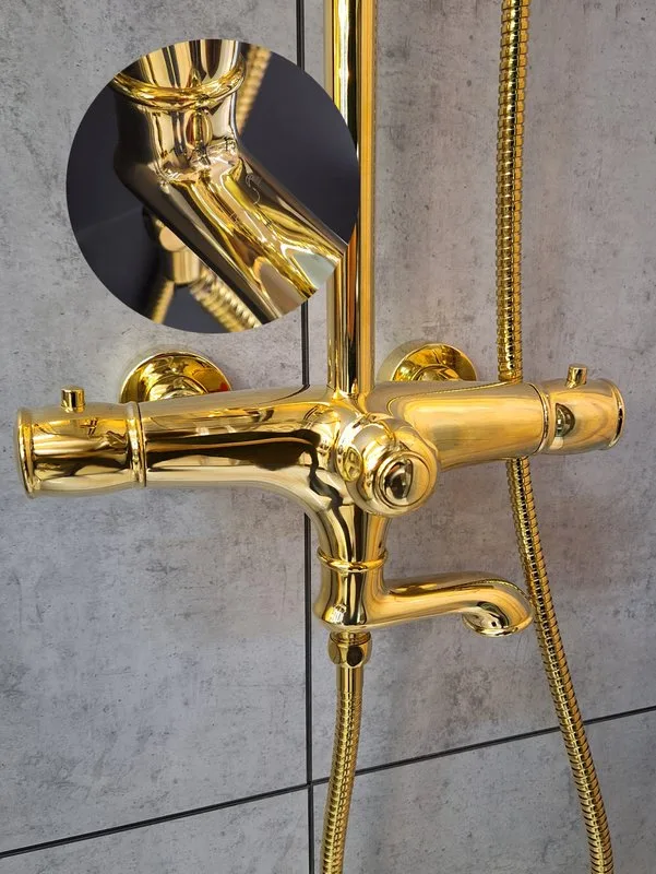 Душевая стойка AltroBagno Beatrice 030404 Or, золото Sancos — официальный сайт