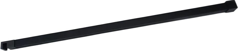 Душевая перегородка Abber Immer Offen AG63100B 100 см, профиль черный, стекло прозрачное Sancos — официальный сайт