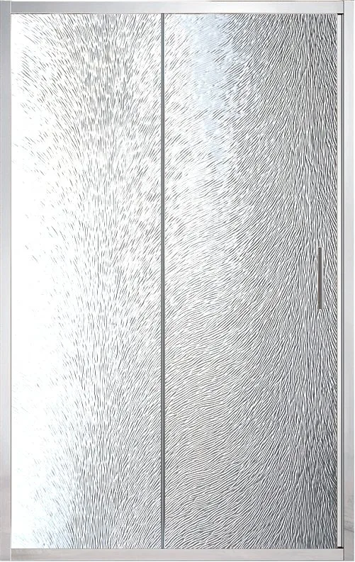 Душевая дверь в нишу Vincea Garda VDS-1G110CH 110 см, профиль хром, стекло шиншилла Sancos — официальный сайт