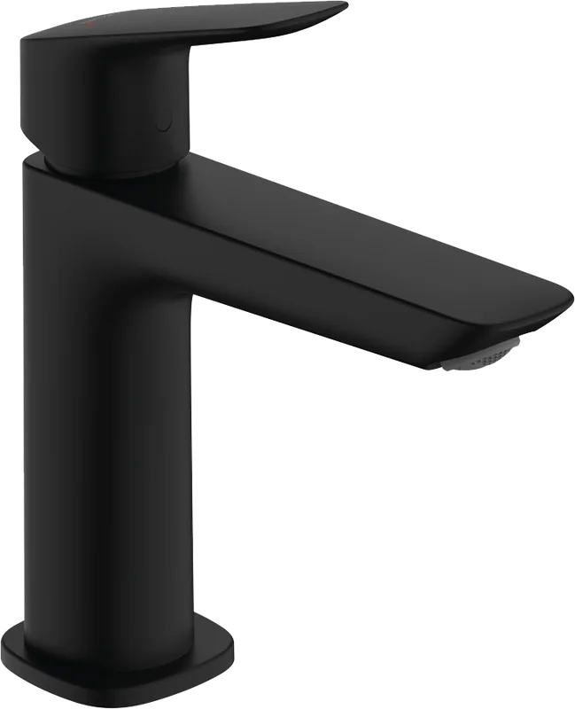 Смеситель для раковины Hansgrohe Logis 110 Fine 71251670 матовый черный Sancos — официальный сайт
