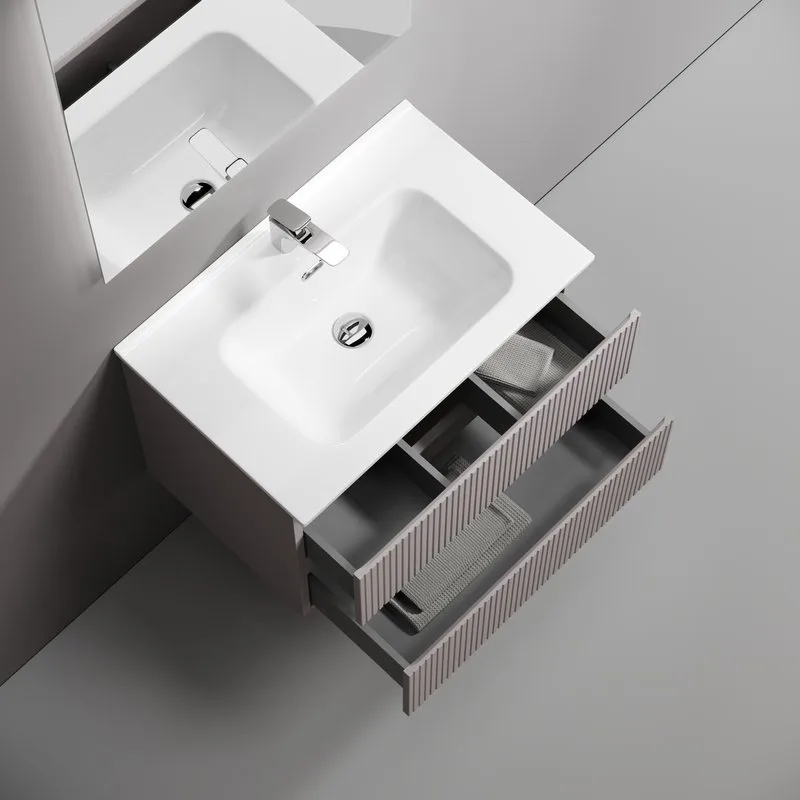 Тумба под раковину Sancos Snob T 70 подвесная Doha soft (пыльная роза), SNT70SM Sancos — официальный сайт