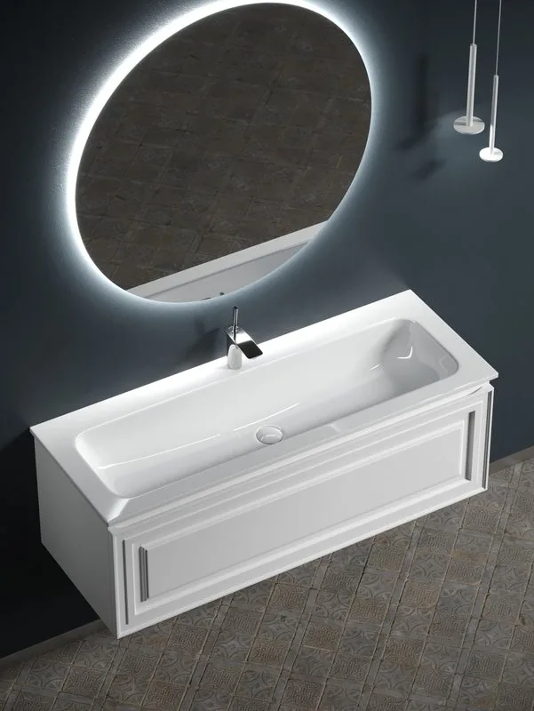 Тумба с раковиной Sancos Very 120 bianco, раковина CN7017 Sancos — официальный сайт