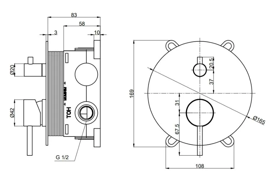 Душевой комплект AQUAme AQM8406GM, С ВНУТРЕННЕЙ ЧАСТЬЮ, оружейная сталь Sancos — официальный сайт