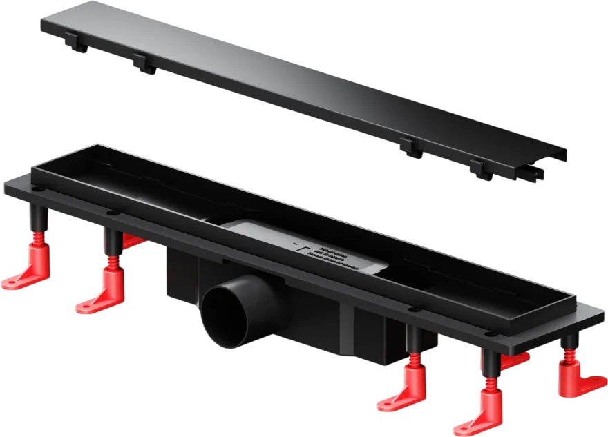Душевой трап (лоток) AM.PM PrimeFlow Tile 50 см, черный матовый Sancos — официальный сайт