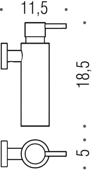 Дозатор Colombo Design Plus W4981.BM Sancos — официальный сайт
