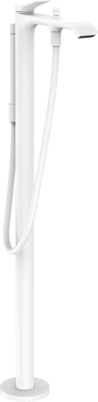 Напольный смеситель для ванны с душем Hansgrohe Vivenis 75445700, матовый белый Sancos — официальный сайт