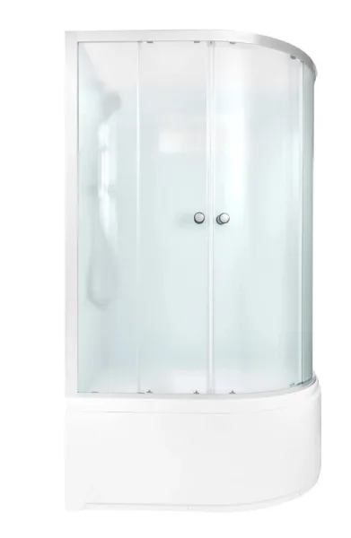 Душевая кабина DTO D120L 120х80, высокий поддон, профиль хром, стекло матовое Sancos — Оригинал
